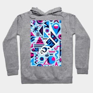 Abstract Colorful 90s Pattern Hoodie